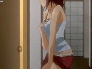 Anime meitene izpaužas a daļa no jizzload