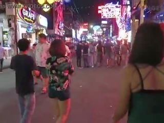 Tailandas nešvankus klipas turistas eina pataja!
