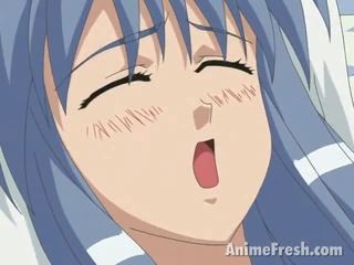 Blue Haired Manga Cutie