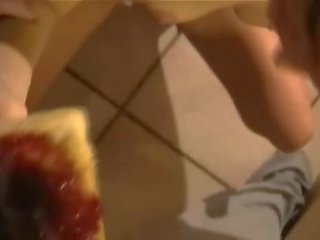 Slut Teen Cheating Girlfriend Eating Cum Sandwich