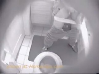 Hidden Cam - Toilet Masturbation