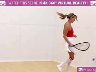 VR Bangers - DILLION and PRISTINE SCISSORING after NAKED Racquetbal
