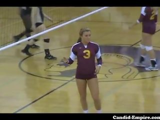 Seksi volleyball blondie