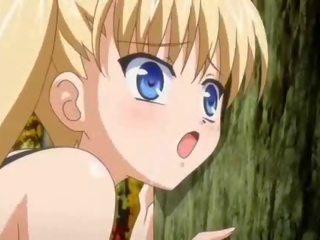 Blondinka cutie anime gets pounded