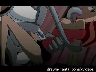 Remaja titans hentai - cyborg yang seks / persetubuhan mesin