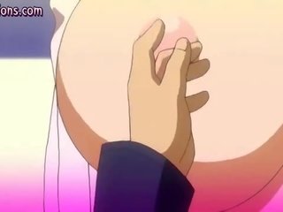 Hentai with huge tits gets drilled